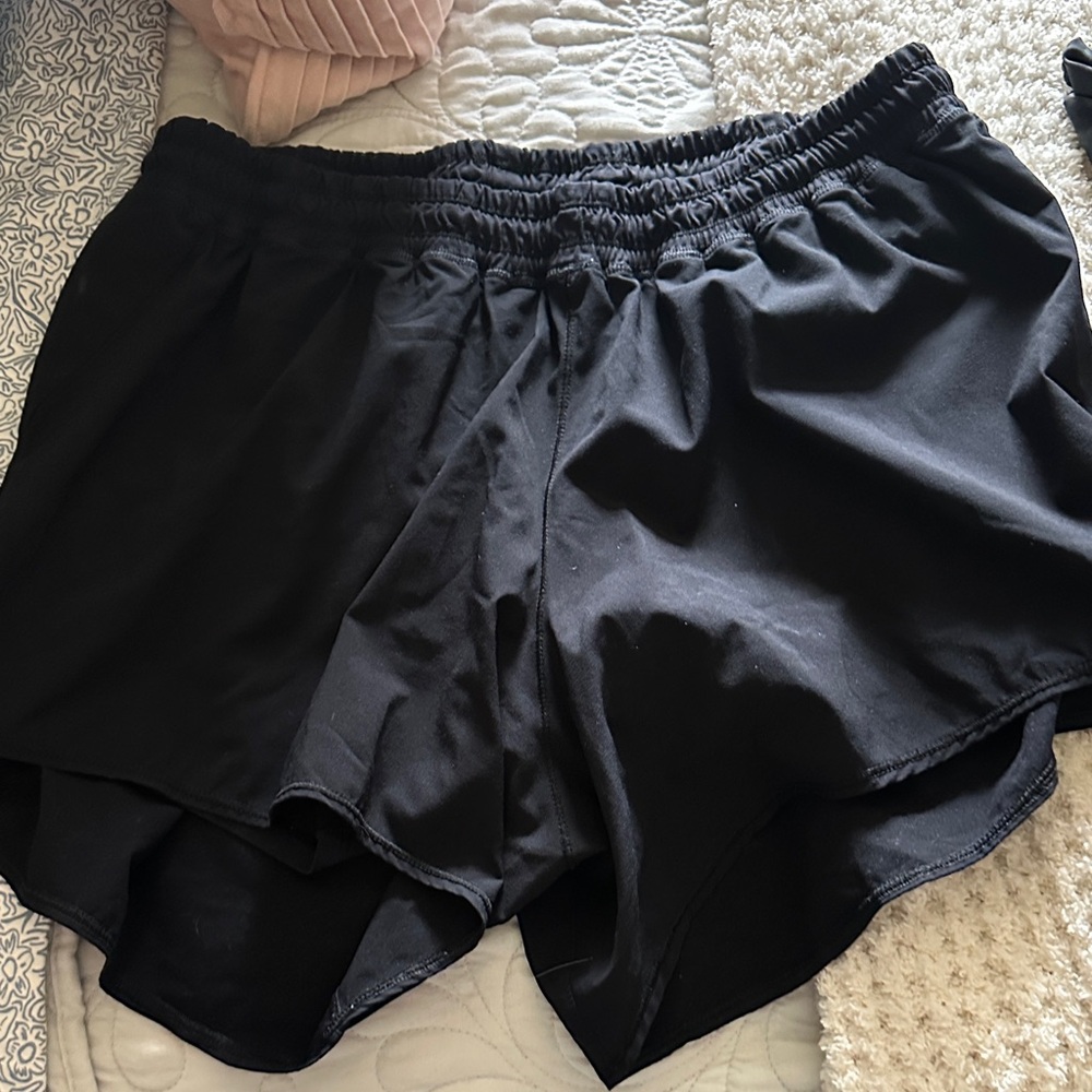 Women's Black Athletic Shorts